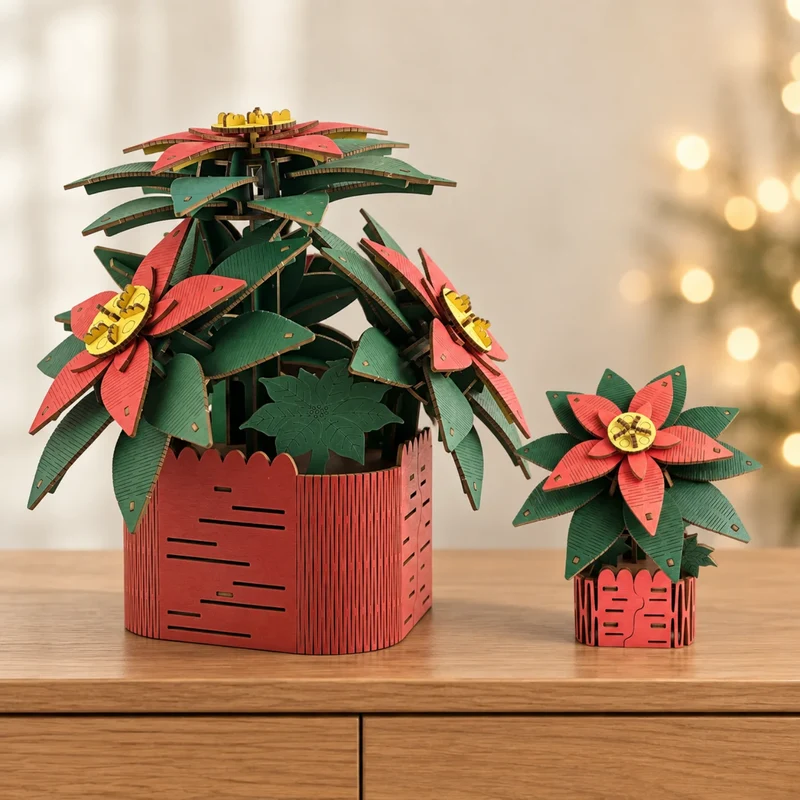 Weihnachtsstern aus Holz