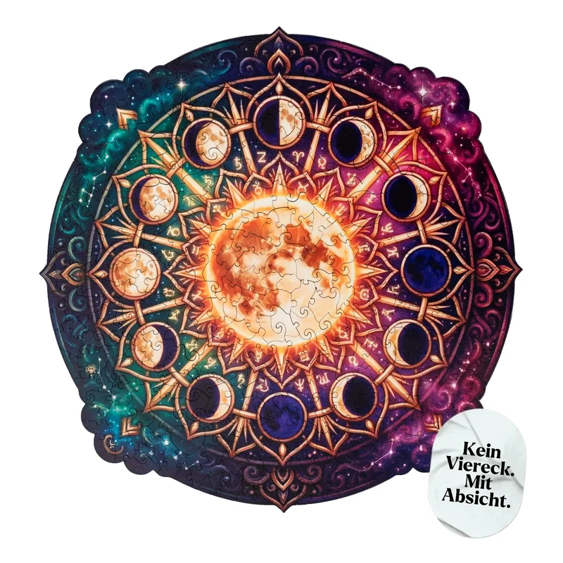 Mondphasen Mandala