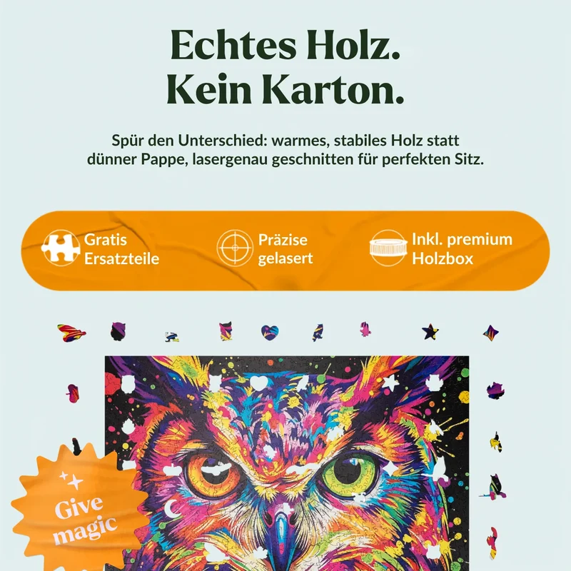 Bunte Eule