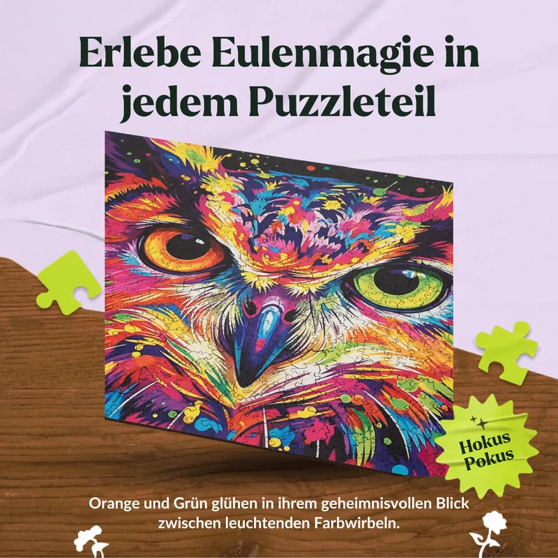 Bunte Eule
