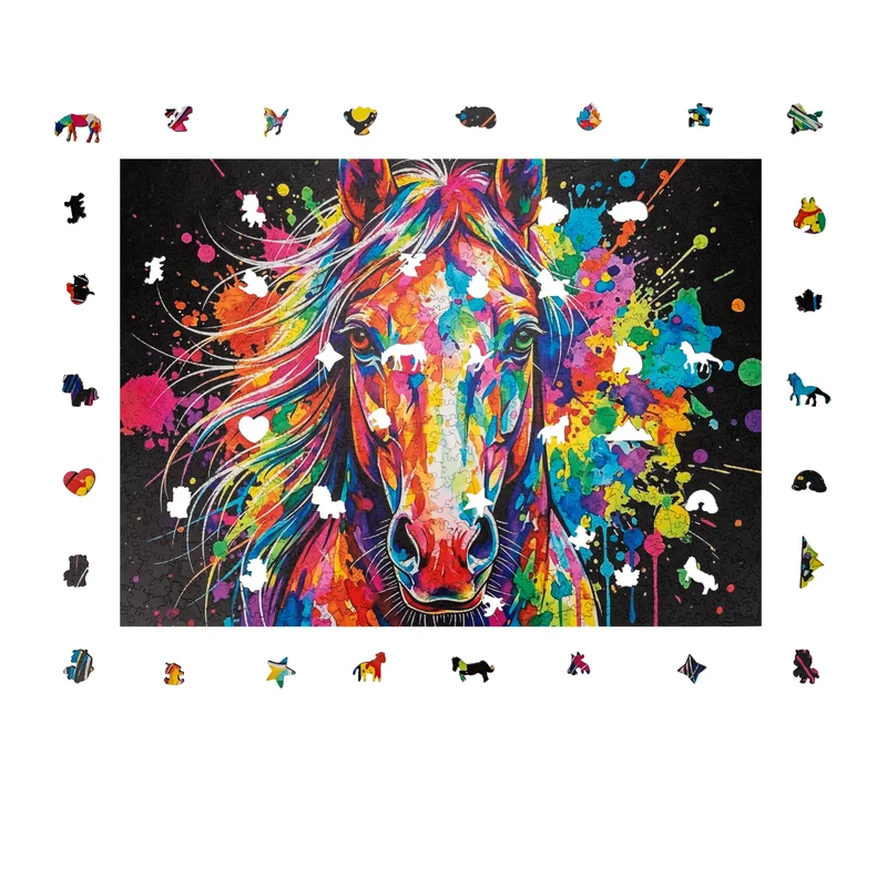 Buntes Pferd