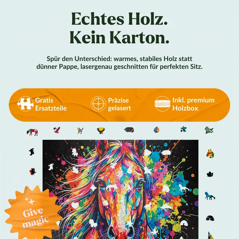 Buntes Pferd
