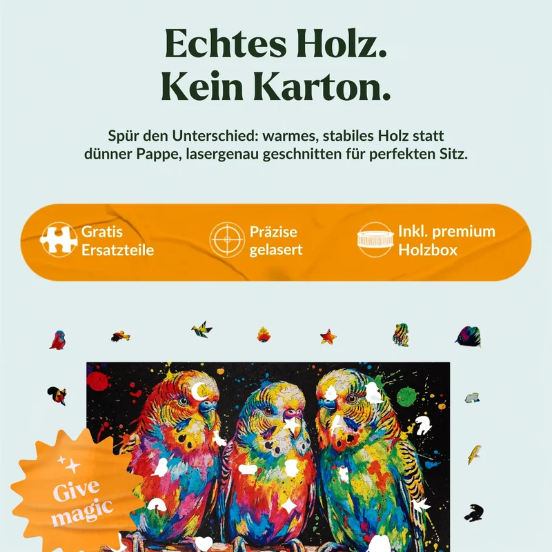 Bunte Wellensittiche