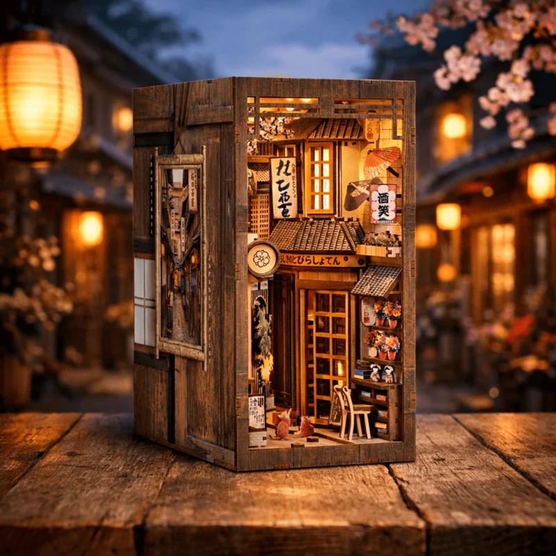 Stille Gasse in Japan — Muttertags-Book-Nook