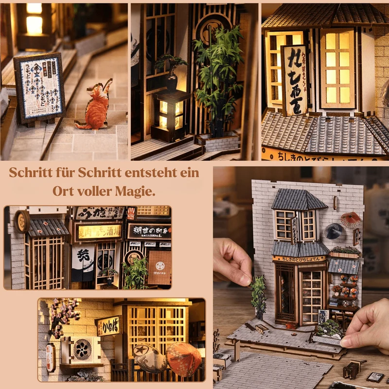 Stille Gasse in Japan — Muttertags-Book-Nook