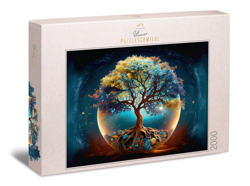 Puzzle 2000 Teile "Mystischer Lebensbaum"