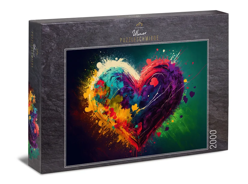 Puzzle 2000 Teile "Colors of Love"