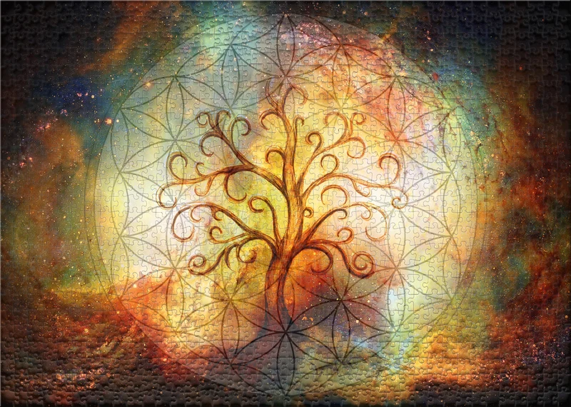 Puzzle 2000 Teile "Tree of Life"