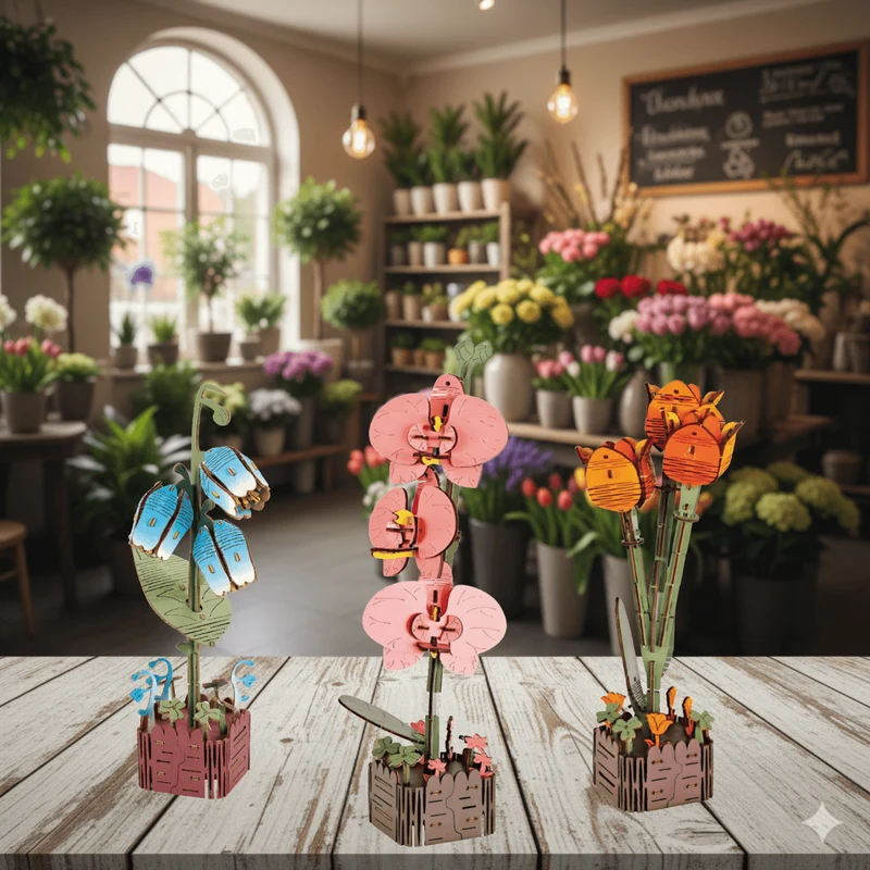 Ewiger Frühling – Blumen-Trio Kollektion