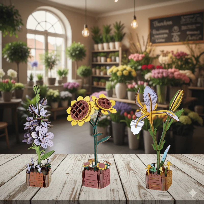 Ewiger Frühling – Blumen-Trio Kollektion