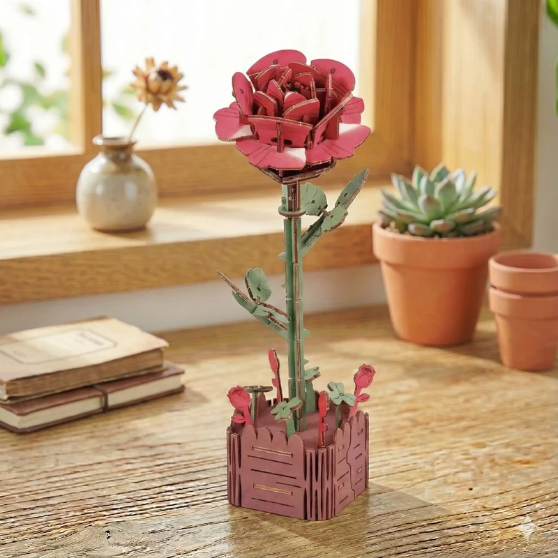 Holzblumen - Zeitlose Blumen aus Holz 🌼