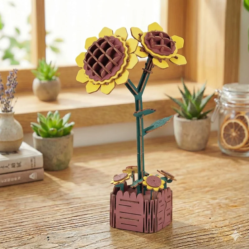 Holzblumen - Zeitlose Blumen aus Holz 🌼