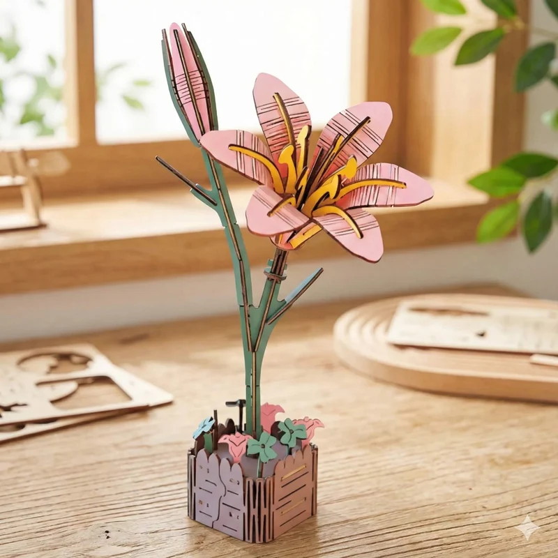Holzblumen - Zeitlose Blumen aus Holz 🌼