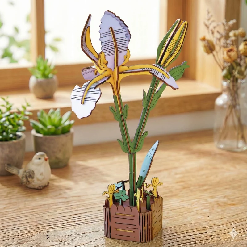 Holzblumen - Zeitlose Blumen aus Holz 🌼