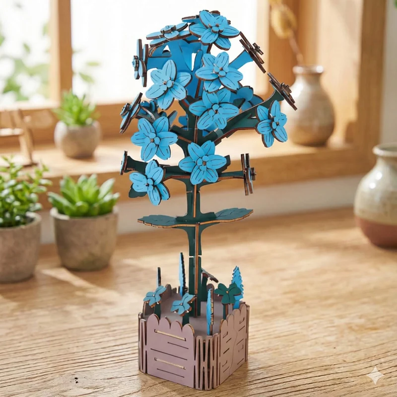Holzblumen - Zeitlose Blumen aus Holz 🌼