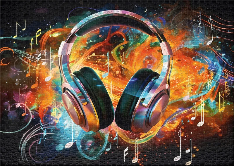 1000 Teile Puzzle "Sound-Effekte"