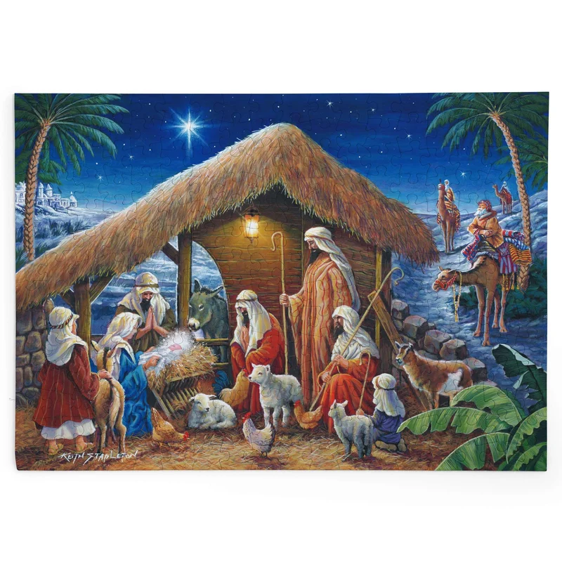 Away In a Manger BIG 250 Jigsaw Puzzle