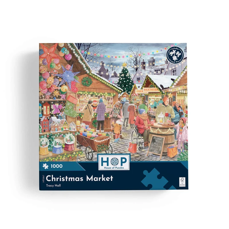 Christmas Market 1000 Piece Jigsaw Puzzle