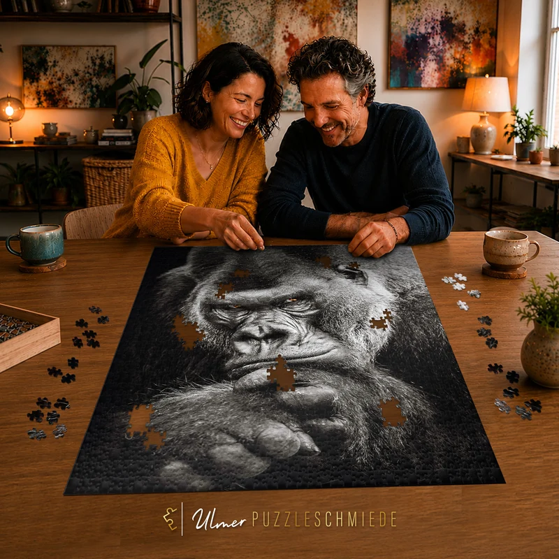 Puzzle 2000 Teile "Silberrücken"