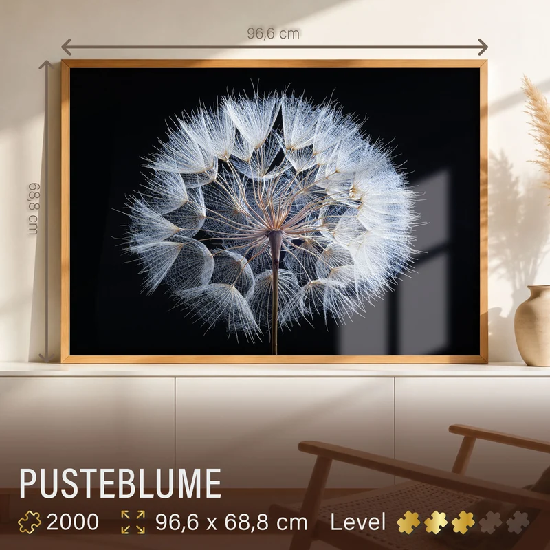 Puzzle 2000 Teile "Pusteblume"