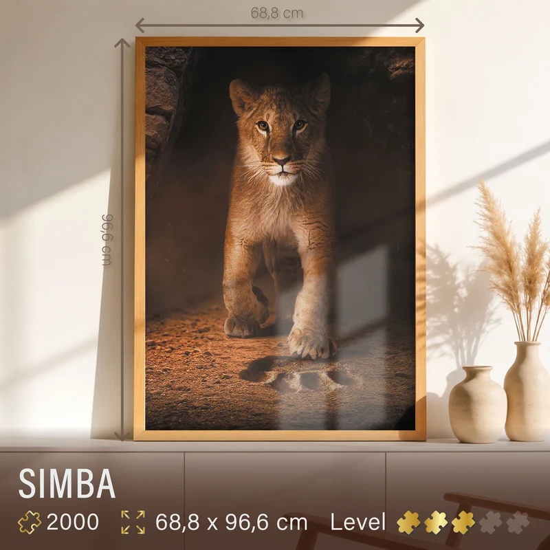 Puzzle 2000 Teile "Simba"
