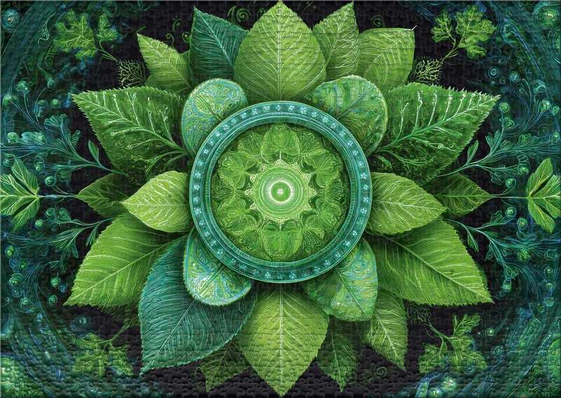 Puzzle 1000 Teile „Anima Viridis“
