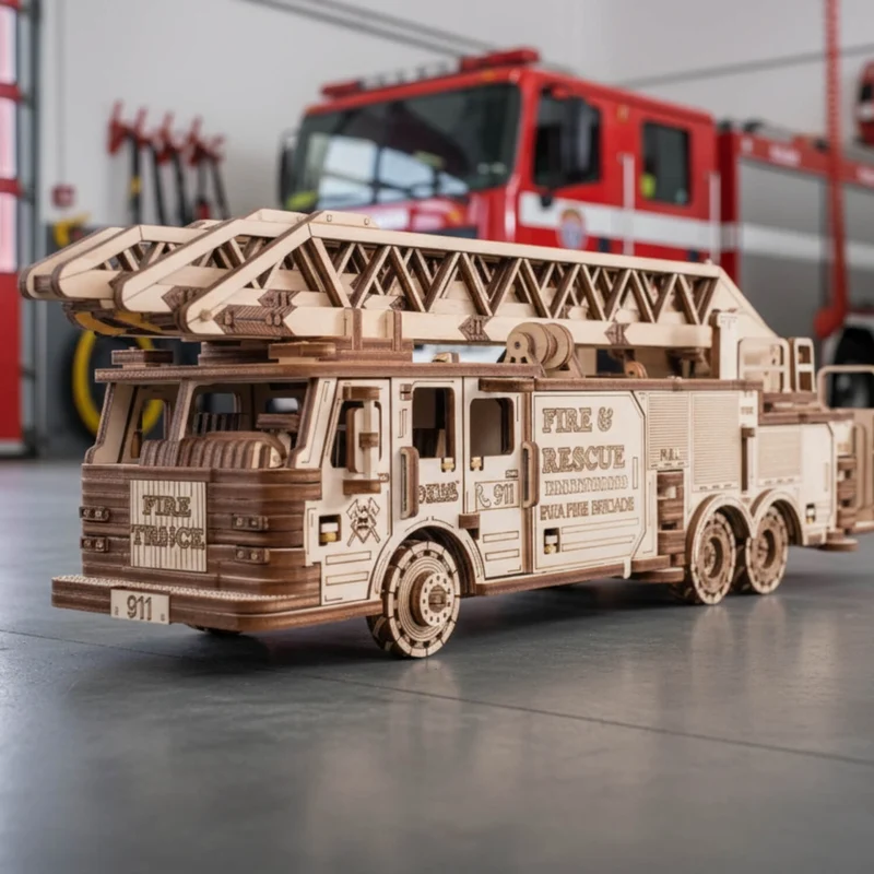 Feuerwehrwagen Bausatz