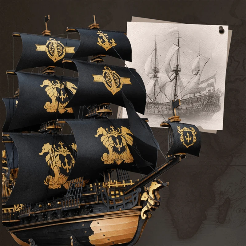 Piratenschiff Bausatz