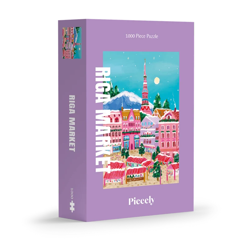 Piecely Riga Market Puzzle, 1000 Teile