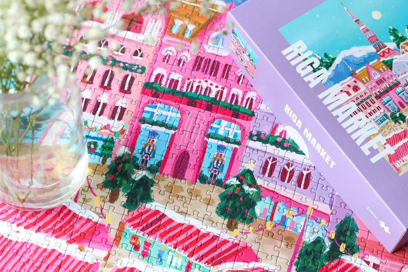 Piecely Riga Market Puzzle, 1000 Teile