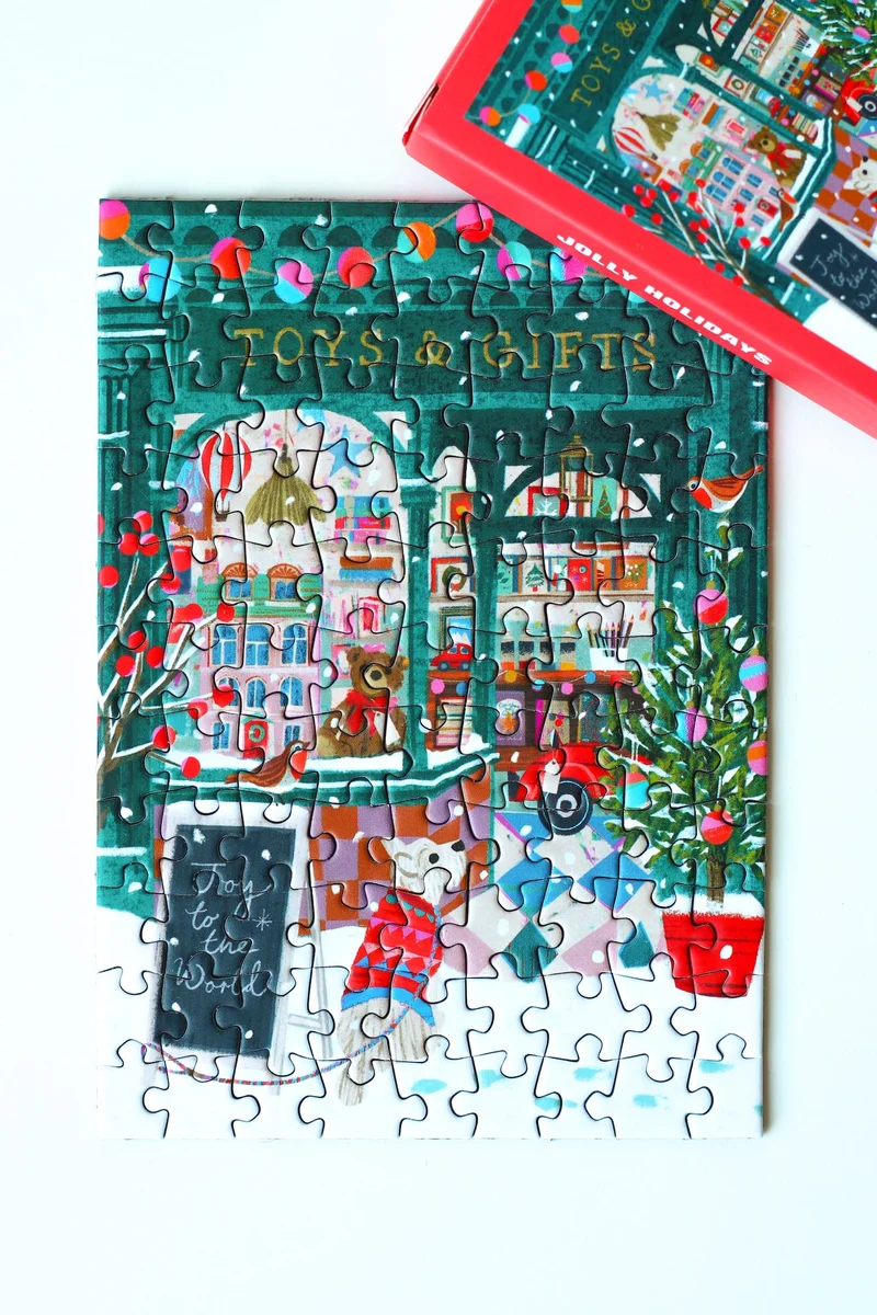 Piecely Jolly Holidays Minipuzzle, 99 Teile