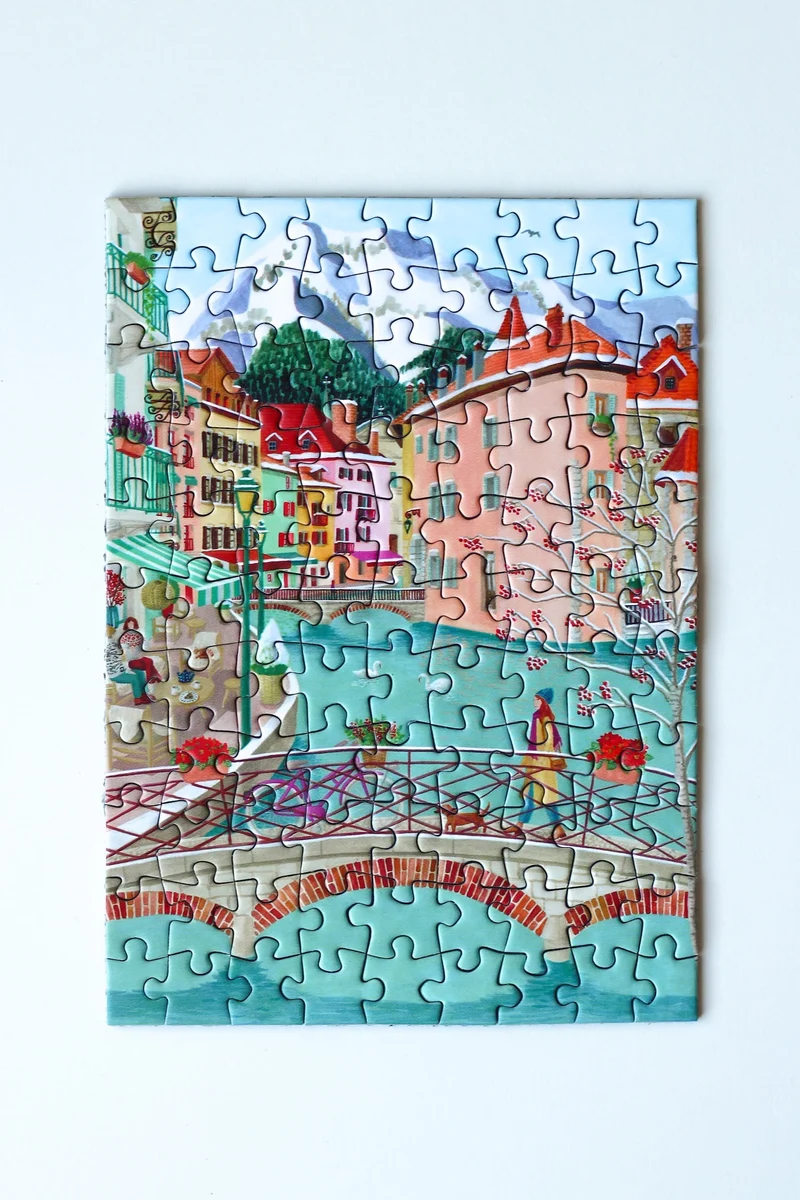 Piecely French Alps Minipuzzle, 99 Teile