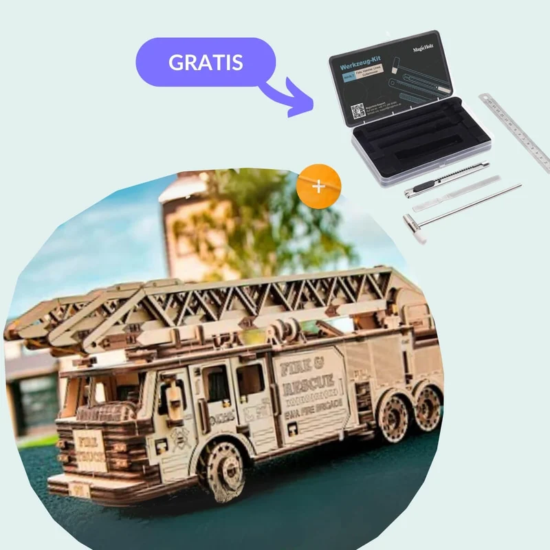 Feuerwehrwagen Bausatz