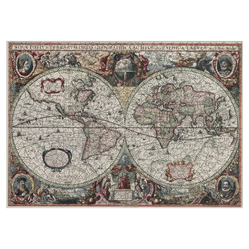 Antike Weltkarte | Henricus Hondius