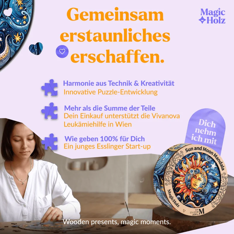 Sonne und Mond Mandala