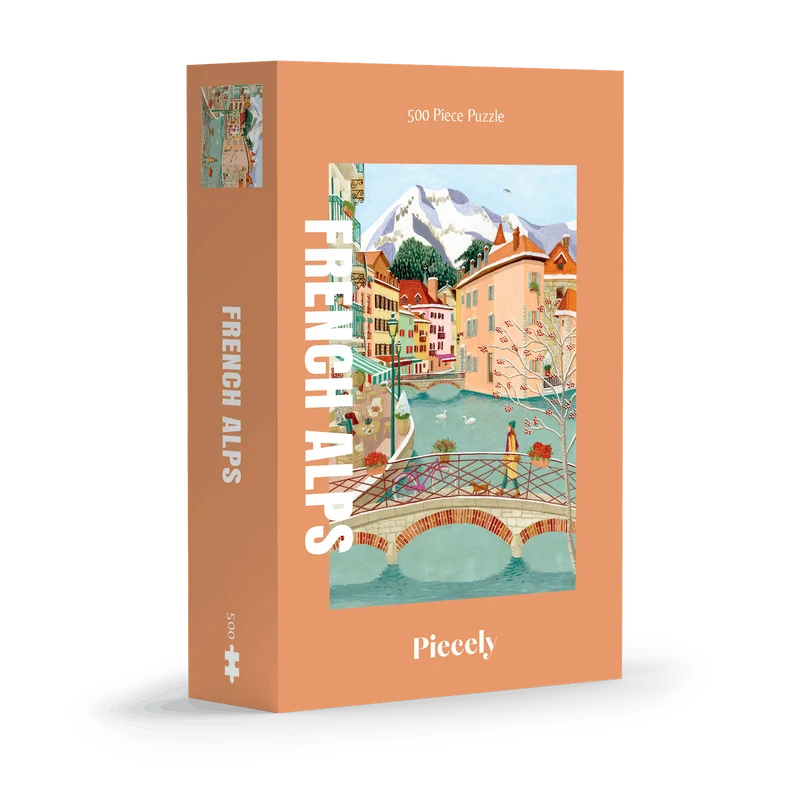 Piecely French Alps Puzzle, 500 Teile