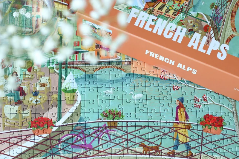 Piecely French Alps Puzzle, 500 Teile