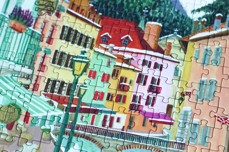 Piecely French Alps Puzzle, 500 Teile