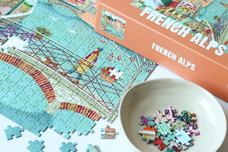 Piecely French Alps Puzzle, 500 Teile