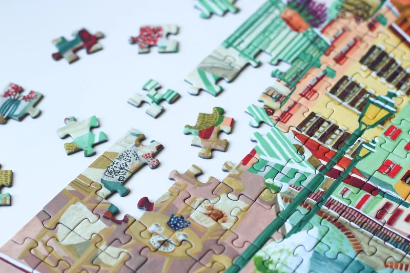 Piecely French Alps Puzzle, 500 Teile