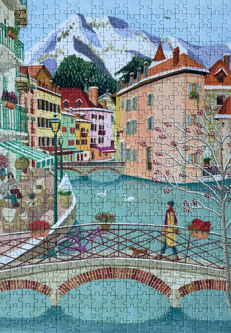 Piecely French Alps Puzzle, 500 Teile