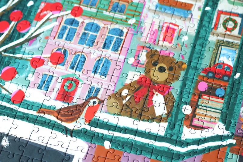 Piecely Jolly Holidays Puzzle, 1000 Teile