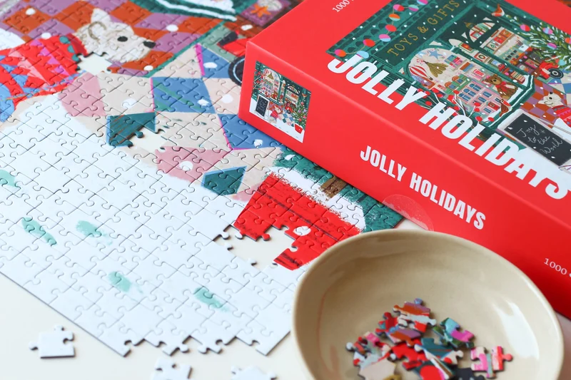 Piecely Jolly Holidays Puzzle, 1000 Teile