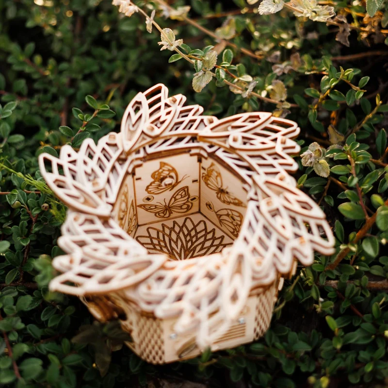 Mysteriöse Blume — Muttertags-3D-Bausatz