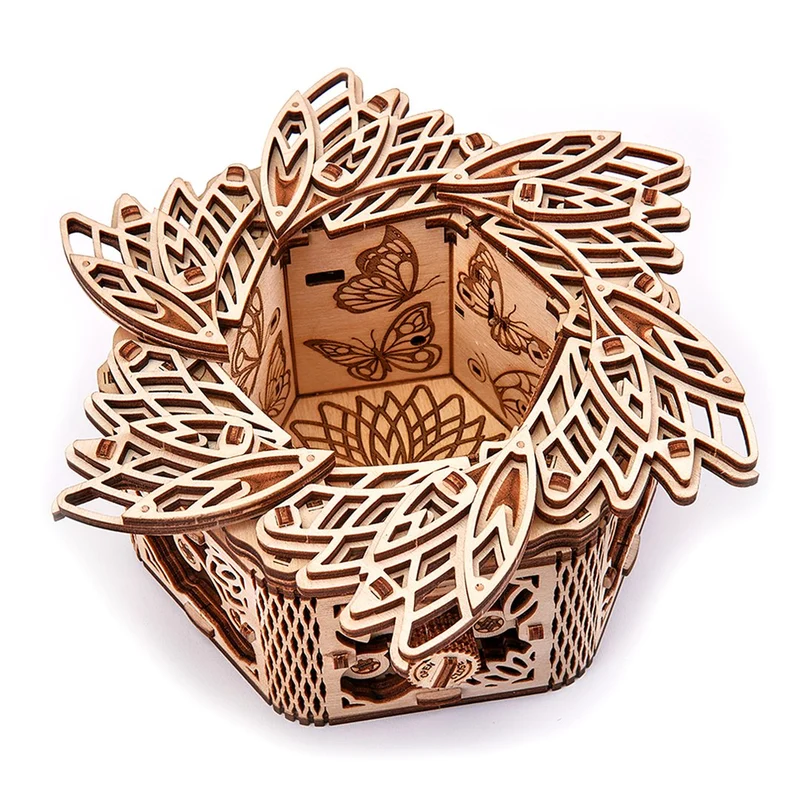 Mysteriöse Blume — Muttertags-3D-Bausatz