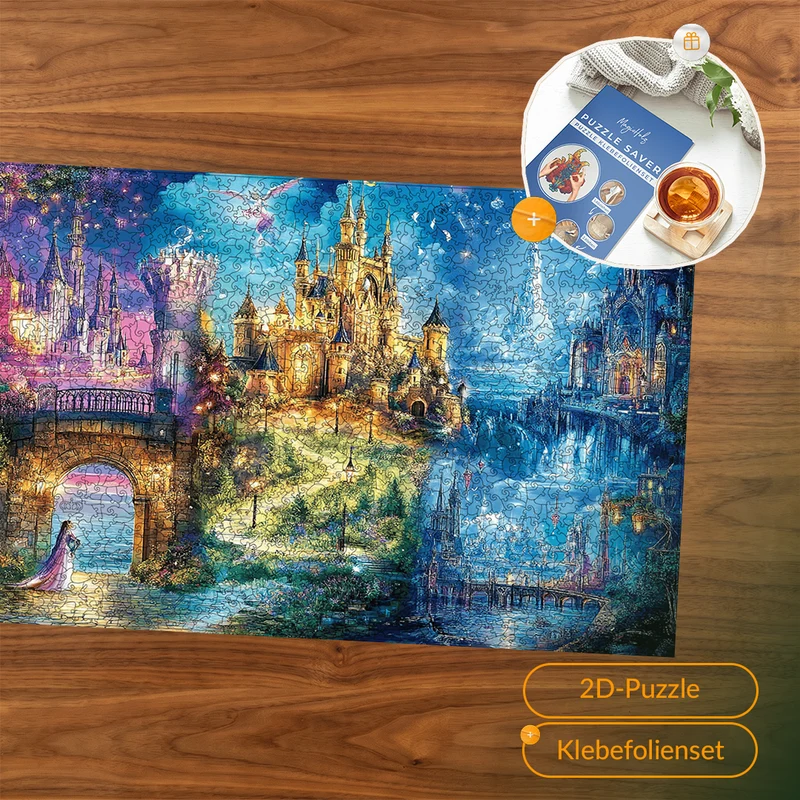 Zauberhafte Märchenwelt — Muttertags-Wandpuzzle
