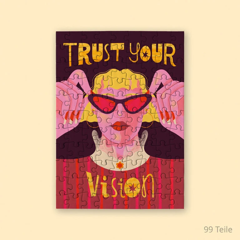 Willa Wunst - Trust Your Vision Mini Puzzle 99 Teile