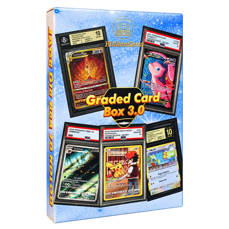 Hidden Gems Pokémon Graded Card Box 3.0