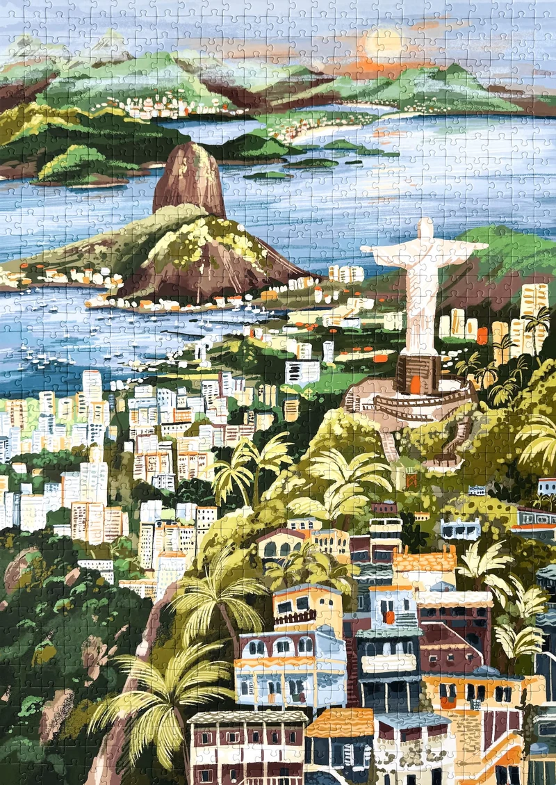 Piecely Rio de Janeiro Puzzle, 1000 Teile