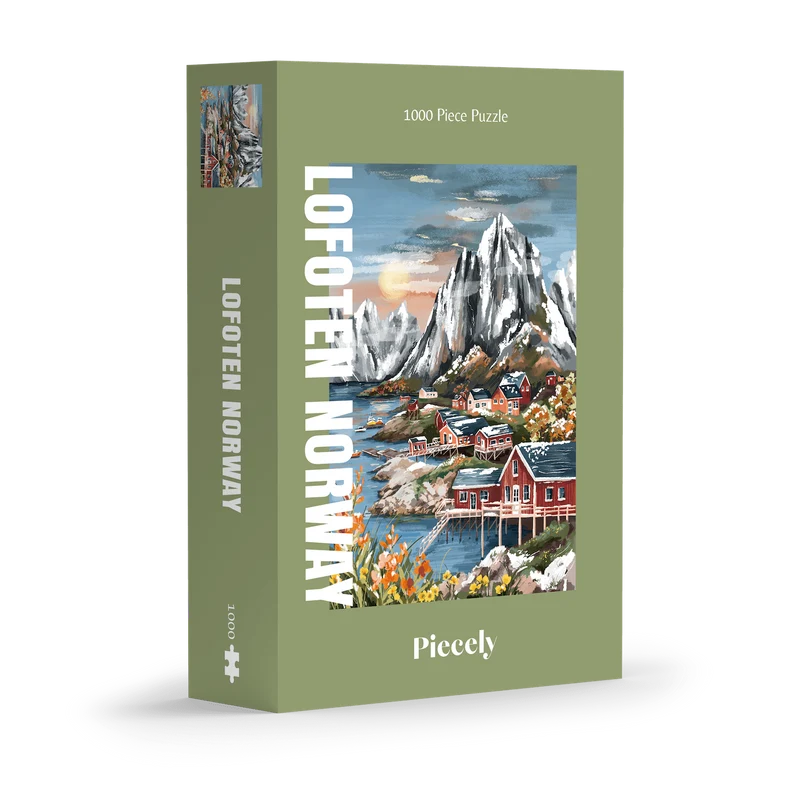 Piecely Lofoten Norway Puzzle, 1000 Teile